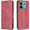 Peňaženkové kožené puzdro Lambskin na Xiaomi Redmi Note 13 Pro 4G - Červená Peňaženkové kožené puzdro Lambskin na Xiaomi Redmi Note 13 Pro 4G - Červená