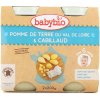Babybio Zemiaky s paradajkami a treskou 2 x 200 g