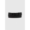 Calvin Klein kožený opasok pánsky K50K510623 čierna Calvin Klein kožený opasok pánsky K50K510623 čierna
