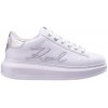 Dámske Sneakersy KARL LAGERFELD KAPRI SIGNIA LACE LTHR KL62510A-01I – Biela Dámske Sneakersy KARL LAGERFELD KAPRI SIGNIA LACE LTHR KL62510A-01I – Biela