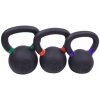 Sada powdercoated kettlebellu Sportago Ironside - 4 + 6 + 8 + 10 kg Sada powdercoated kettlebellu Sportago Ironside - 4 + 6 + 8 + 10 kg