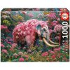 Educa Floral Elephant a Fix lepidlo 1000 dielov