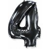 Balón fóliový číslica čierna – black 102 cm – 4 901764N Balón fóliový číslica čierna – black 102 cm – 4 901764N