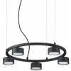 Závesná lampa MINOR Čierna (MINOR_ROUND_SP5) - Ideal Lux Závesná lampa MINOR Čierna (MINOR_ROUND_SP5) - Ideal Lux