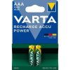Batéria nabíjacia Varta Rechargeable AAA 1000mAh 2ks 5703301402 Batéria nabíjacia Varta Rechargeable AAA 1000mAh 2ks 5703301402