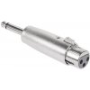 Redukcia Jack 6,3 - XLR zásuvka Redukcia Jack 6,3 - XLR zásuvka