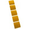 Segmentová odrazka 50x50mm žltá 5 ks. Segmentová odrazka 50x50mm žltá 5 ks.
