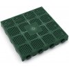 Zelená plastová dierovaná terasová dlažba Linea Combi - dĺžka 39 cm, šírka 39 cm, výška 4,8 cm Zelená plastová dierovaná terasová dlažba Linea Combi - dĺžka 39 cm, šírka 39 cm, výška 4,8 cm