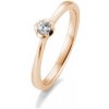 SOFIA DIAMONDS prsteň z ružového zlata s diamantom 0,10 ct BE41/05951-R SOFIA DIAMONDS prsteň z ružového zlata s diamantom 0,10 ct BE41/05951-R