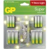 GP Super Alkaline, alkalická batéria LR6 (AA) 12ks + LR03 (AAA) 12ks + LED vianočnou girlandou, blister B0164MC GP Super Alkaline, alkalická batéria LR6 (AA) 12ks + LR03 (AAA) 12ks + LED vianočnou girlandou, blister B0164MC