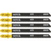 List pílový do priamočiarej píly 100 mm na drevo TPI10 5 ks List pílový do priamočiarej píly 100 mm na drevo TPI10 5 ks