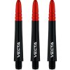 Winmau Násadky Vecta - medium - black red Winmau Násadky Vecta - medium - black red