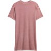 GAP V-FRCH Logo Tee Dress ružová