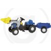 RollyKid šlapací nakladač s prívesom New Holland RollyKid šlapací nakladač s prívesom New Holland