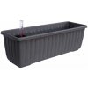 Nohel Garden Hrantík SIESTA LUX samozavlažovací plastový 60x20x19 x 60 cm Antracit