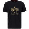 Alpha Industries tričko pánske Camo PP T black