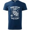 Born To Play Dart - Klasické pánske tričko vyššej gramáže - 4XL ( Polnočná modrá ) Born To Play Dart - Klasické pánske tričko vyššej gramáže - 4XL ( Polnočná modrá )