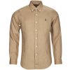 Polo Ralph Lauren Košele s dlhým rukávom CHEMISE COUPE DROITE EN LIN Béžová Polo Ralph Lauren Košele s dlhým rukávom CHEMISE COUPE DROITE EN LIN Béžová