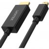 Unitek Adaptér miniDP na HDMI 4K 30Hz kábel 2m Unitek Adaptér miniDP na HDMI 4K 30Hz kábel 2m