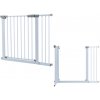 Fiqops bezpečnostná brána do dverí schodisková brána pre deti bezpečnostná brána 96-103 cm široká biela