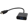 Gembird adaptér HDMI-A (M) na VGA (F) + 3.5 mm audio kábel / čierna (A-HDMI-VGA-03) Gembird adaptér HDMI-A (M) na VGA (F) + 3.5 mm audio kábel / čierna (A-HDMI-VGA-03)