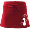 Zamilovaná mačka spredu - Športová sukne - two in one - S ( Červená ) Zamilovaná mačka spredu - Športová sukne - two in one - S ( Červená )