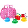 Teddies sada nádobí v plastové tašce/kabelce červený Teddies sada nádobí v plastové tašce/kabelce červený