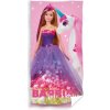 Carbotex Bavlnená osuška 70x140 cm Barbie Kúzelný jednorožec