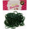 Gumičky Loom Bands (67) Loom Bands Pletací gumičky tmavě zelené 200ks + háček Gumičky Loom Bands (67) Loom Bands Pletací gumičky tmavě zelené 200ks + háček