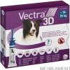 VECTRA 3D spot-on psy M 10–25 kg roztok na kožu aplikátor-modrý 3 x 3,6 ml VECTRA 3D spot-on psy M 10–25 kg roztok na kožu aplikátor-modrý 3 x 3,6 ml