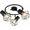 GLOBO 54017-3 PRISKA stropné bodové svietidlo/spot D285mm 3xE27 čierna GLOBO 54017-3 PRISKA stropné bodové svietidlo/spot D285mm 3xE27 čierna