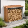 Záhradný drevník BestBerg BBSH-F001W / 1,35 m² / 163 x 83 x 154 cm / dekor dreva/hnedá Záhradný drevník BestBerg BBSH-F001W / 1,35 m² / 163 x 83 x 154 cm / dekor dreva/hnedá