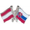 Odznak dvojvlajkový Slovensko-Rakúsko Odznak dvojvlajkový Slovensko-Rakúsko