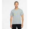 Nike Miler Mens Winterized Short-Sleeve Running Top 0198486289948 Šedá