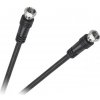 CABLETECH Kábel F zástrč. - F zástrč. 5m biely KPO2288-5