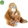 RAPPA Plyšový orangutan s mládětem 25 cm ECO-FRIENDLY