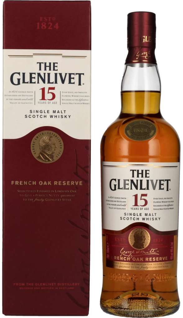 The Glenlivet French Oak Reserve 15y 40% 0,7 l (kartón)