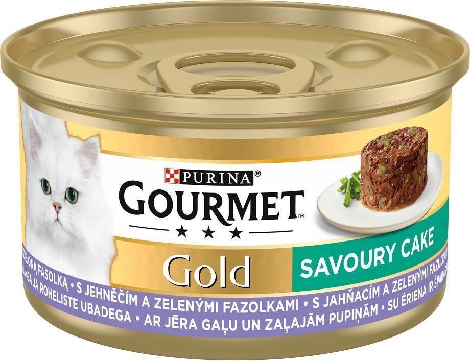 Gourmet Gold Savoury Cake s jahňacím mäsom a zelenou fazuľkou 85 g