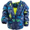 Pidilidi PD1092 chlapecká jarní/podzimní bunda s potiskem a kapucí modrá