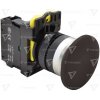 Tracon Hríbové tlačidlo 1xNO 5A 230V IP65 čierne NYG3-MBK Tracon Hríbové tlačidlo 1xNO 5A 230V IP65 čierne NYG3-MBK