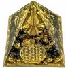 Orgonitová pyramída - Zlatá špirála a kvet života Orgonitová pyramída - Zlatá špirála a kvet života