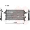 Chladič motora VAN WEZEL 37012294 Chladič motora VAN WEZEL 37012294