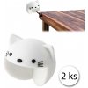 BabySafety KX7442 ochrana rohov a ostrých hrán 3 x 3 cm mačiatko 2 ks