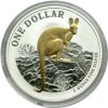 The Perth Mint strieborná minca Kangaroo (RAM) 2010 Pozlátené 1 oz