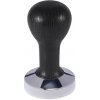Buna café tamper, wenge, olej, 58.55 mm, nerez lesk, plochý Buna café tamper, wenge, olej, 58.55 mm, nerez lesk, plochý