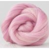 Ovčie rúno česané - svetlo ružový melír Ovčie rúno česané - svetlo ružový melír
