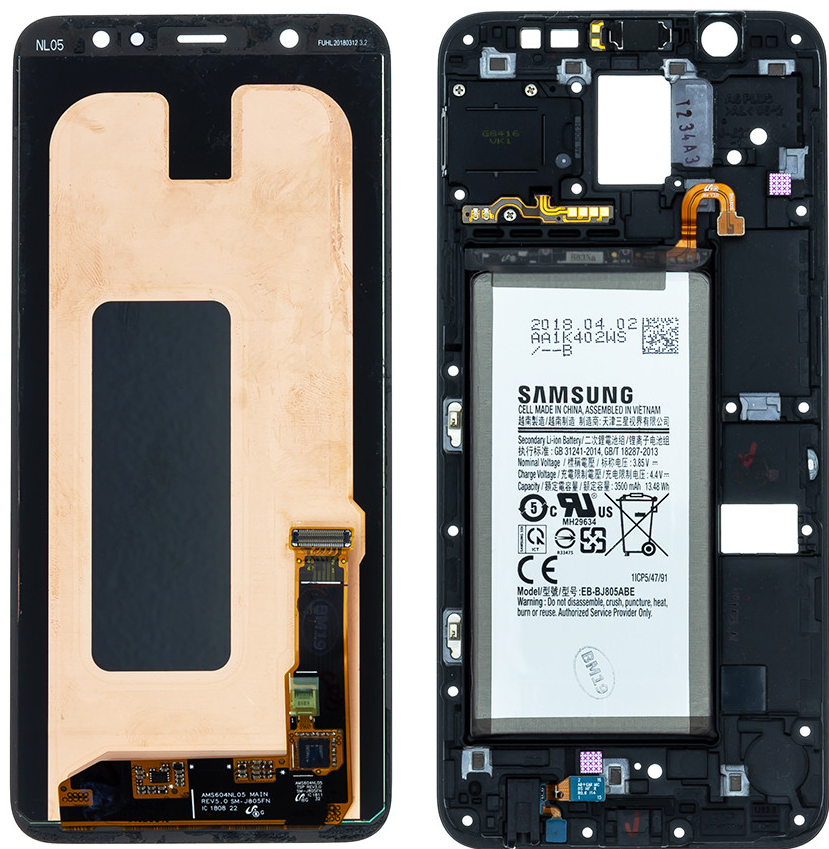 LCD Displej + Dotykové sklo Samsung A605 Galaxy A6 Plus