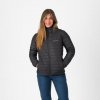 CASTELLI Cyklistická zateplená bunda - CLASSICO W PUFFY - čierna S CASTELLI Cyklistická zateplená bunda - CLASSICO W PUFFY - čierna S