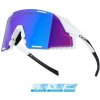 Force GRIP biele cyklistické okuliare - modré revo sklá + šatka Force Force GRIP biele cyklistické okuliare - modré revo sklá + šatka Force