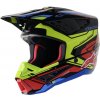 Prilba Alpinestars SM5 Supertech M5 Action čierna/žlto-červená M Prilba Alpinestars SM5 Supertech M5 Action čierna/žlto-červená M